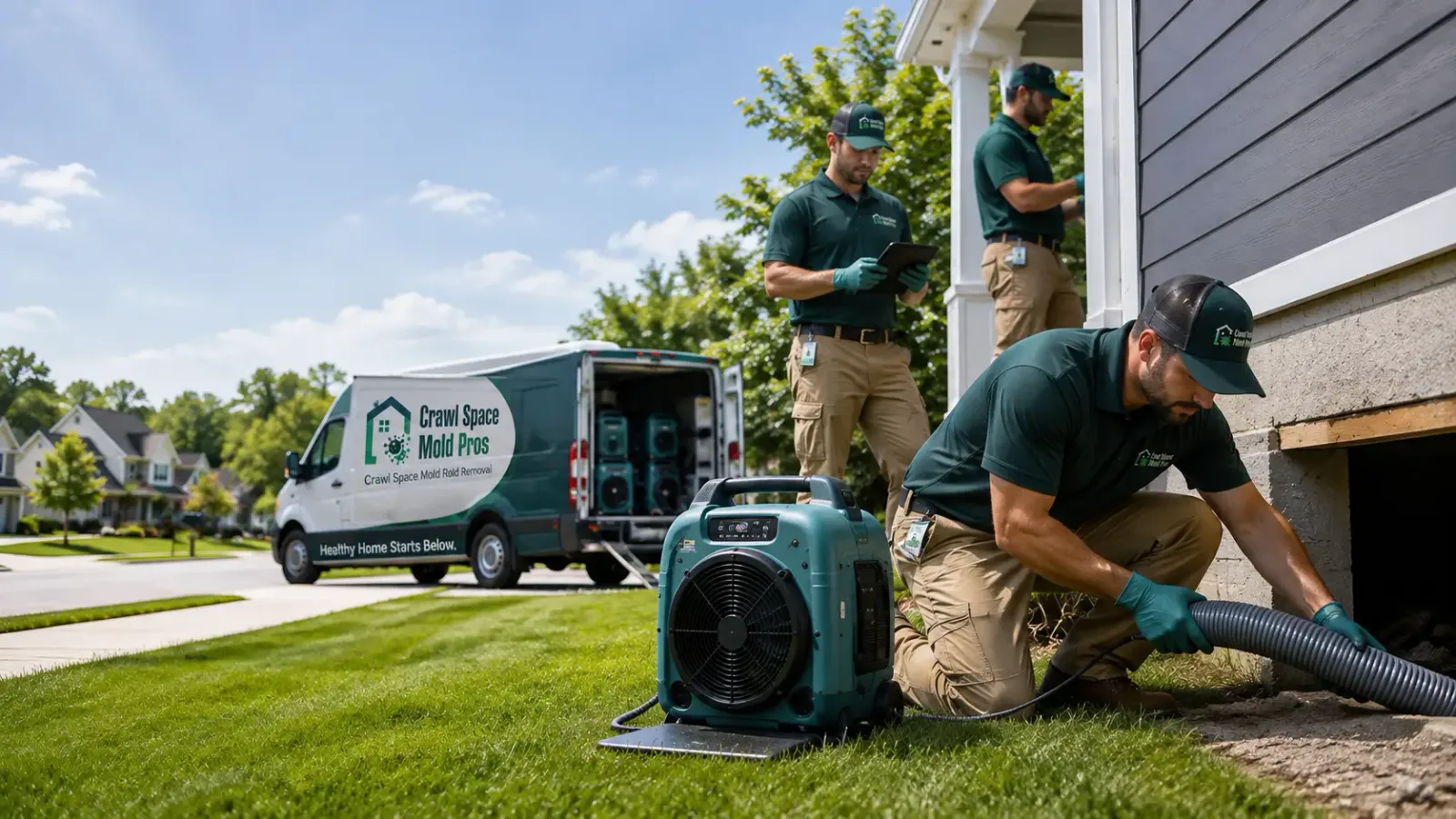 Crawl Space Mold Removal in Downs, KS